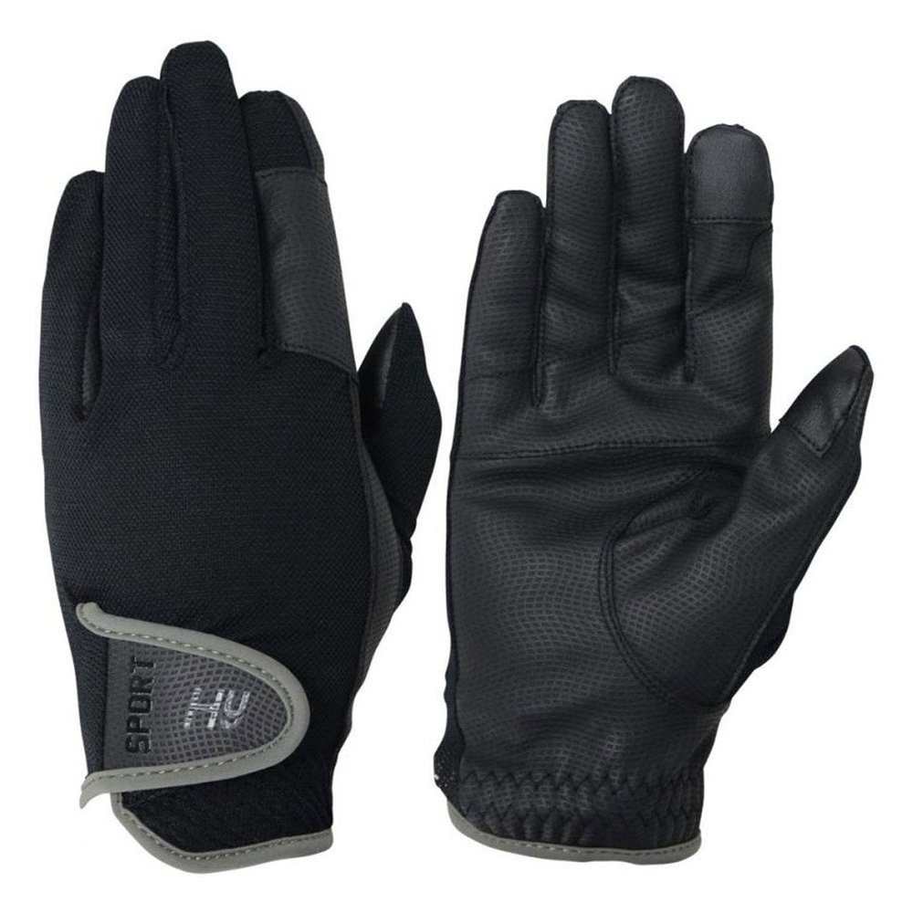 Hy5 Adults Sport Dynamic Lightweight Riding Gloves (S) (Black/Charcoal Gray)