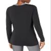 Amazon Essentials Women's Active Quick Dry Tech Stretch Lightweight Long-Sleeve T-Shirt (Available in Plus Size), Black  Original, X-Large view 2