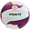 Sure Shot Unisex Quake Netball in White and Purple Size 4, White/Purple, 4 UK view 1