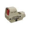 HOLOSUN 510C Multi-Reticle 2 MOA Dot & 65 MOA Circle Open Reflex Sight - Solar FailSafe Shake-Awake, 12 Settings - Red/Green Dot (Red) FDE view 1