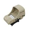 HOLOSUN 510C Multi-Reticle 2 MOA Dot & 65 MOA Circle Open Reflex Sight - Solar FailSafe Shake-Awake, 12 Settings - Red/Green Dot (Red) FDE view 3