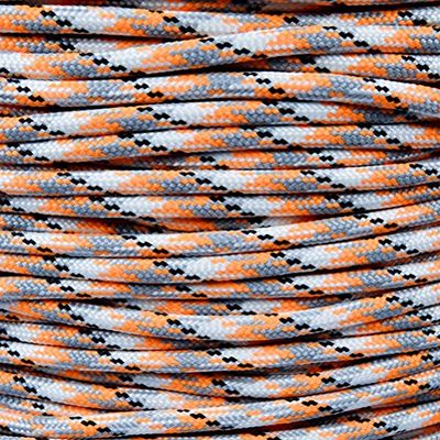 Paracord Planet 550 LB Type III 7 Strand 4mm Tactical Cord with Choices of 10, 20, 25, 50, 100, Feet Hanks or 250 & 1000 Foot Spools with 3/8 Inch Black Buckles  Over 300 Colors to Choose from