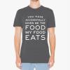 You Have Accidentally Given Me Food My Food Eats - Funny Ron Quote T Shirt - 2X-Large - Graphite Heather view 4