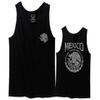 0081. Hecho En Mexico Mexican Flag Coat of Arms Escudo Mexicano 5 Mayo Men's Tank Top (Red, Medium) view 1