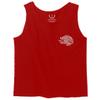 0081. Hecho En Mexico Mexican Flag Coat of Arms Escudo Mexicano 5 Mayo Men's Tank Top (Red, Medium) view 2