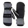 Carhartt Men's Waterproof Insulated Knit Cuff Mitten, Dark Grey/Black, XX-Large view 1