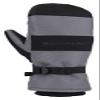 Carhartt Men's Waterproof Insulated Knit Cuff Mitten, Dark Grey/Black, XX-Large view 2