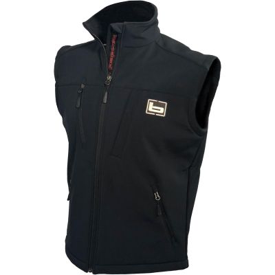 Banded Men's Utility 2.0 Vest | Warm Wind-Blocking Water-Resistant Hunting Softshell with TEC Fleece Lining & Storage Pockets, Black, X-Large