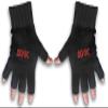 Ac/Dc Gloves Classic Red Band Logo Highway To Hell Official Fingerless Black Size One Size view 1