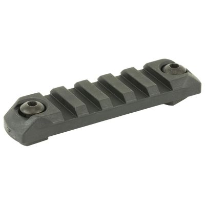 Bravo Company Rail Section Polymer Picatinny Rail Section, Black, Mlok Compatible, 3"