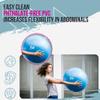 Urban Fitness Unisex' s 500kg Burst Resistance Swiss Ball, Blue-65cm, 65cm view 4