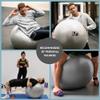 Urban Fitness Unisex' s 500kg Burst Resistance Swiss Ball, Silver-75cm, 75cm view 2