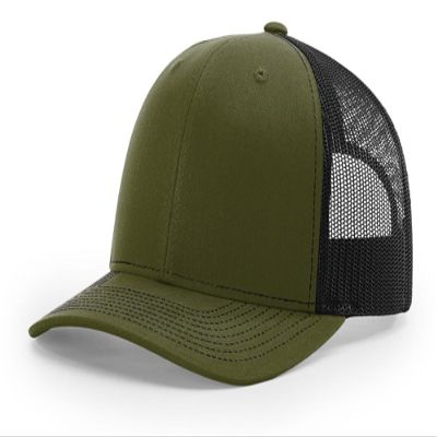 LogoUp Richardson 112 Trucker Snapback - Loden/Black