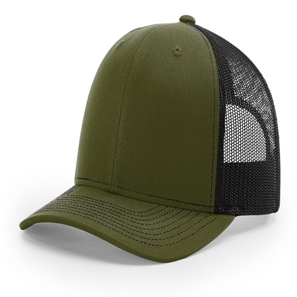 LogoUp Richardson 112 Trucker Snapback - Loden/Black