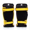 Fairtex SP3 Muay Thai Shin Guards for Men, Women, Kids | MMA Training, Kickboxing | Premium, Lightweight & Durable |Avoid shin splints During Training, Sparring - Extra Large, Yellow view 2