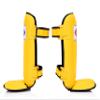 Fairtex SP3 Muay Thai Shin Guards for Men, Women, Kids | MMA Training, Kickboxing | Premium, Lightweight & Durable |Avoid shin splints During Training, Sparring - Extra Large, Yellow view 3