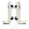 Fairtex SP3 Muay Thai Shin Guards for Men, Women, Kids | MMA Training, Kickboxing | Premium, Lightweight & Durable |Avoid shin splints During Training, Sparring - Large, White view 3