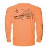 Denali Performance Fishing Mens Teaser UPF 50+ ProtectUV Mega Solar Snook (Tangelo, XXX-Large) view 1