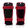 Fairtex SP3 Muay Thai Shin Guards for Men, Women, Kids | MMA Training, Kickboxing | Premium, Lightweight & Durable |Avoid shin splints During Training, Sparring - Large, Red view 2