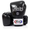 Fairtex BGV1BR Muay Thai Boxing Breathable Gloves for Men, Women, Kids | MMA Gloves, Kickboxing, Gym, Workout | Premium Quality, Light Weight & Shock Absorbent 8 oz Boxing Gloves-Black view 2