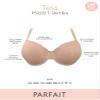 PARFAIT Tess Women's Wired Cotton-Like Lace Accent Everyday T-Shirt Bra Style P50212-Bare-32DD view 4