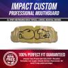 Impact All Sports Mouthguard Lacrosse, Football, Hockey, Basketball, Jiu-Jitsu, and More, Breathable Mouthguard for Youth Adults, Professional Custom-Fit, Gold Gloves view 2
