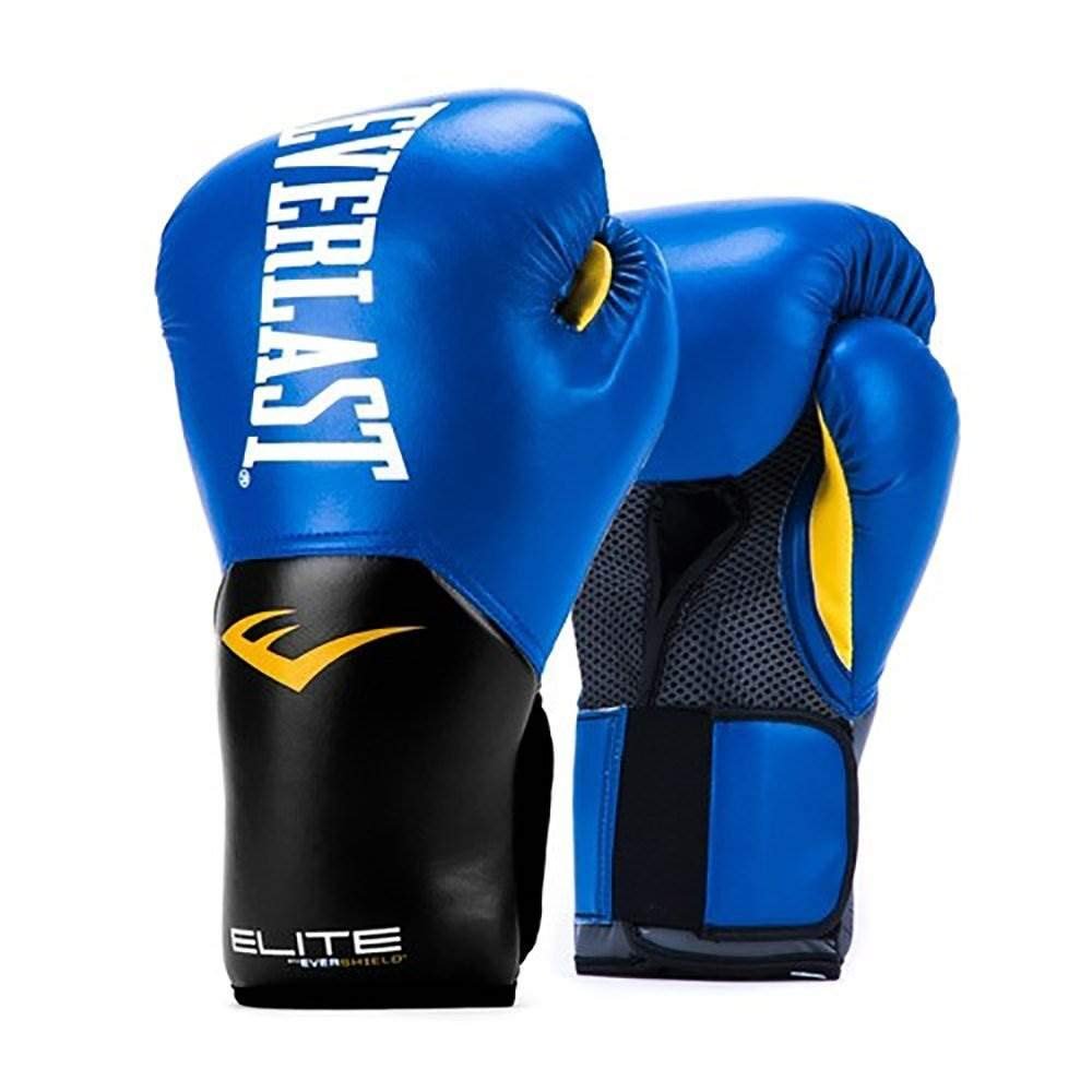 Everlast Elite Pro Style Training Gloves, Blue, 16 oz