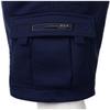 Guytalk Men's Solid Fleece Cargo Sweat Shorts 5XL Navy view 3