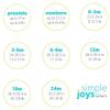 Simple Joys by Carter's Baby Boy's 4-Pack Fleece Pant Pants, grey/navy/brown/bear print, 18 Months view 4