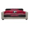 Pegasus Sports NCAA Microfiber Furniture Protector Cover with Elastic Straps, Sofa, Georgia Bulldogs view 1