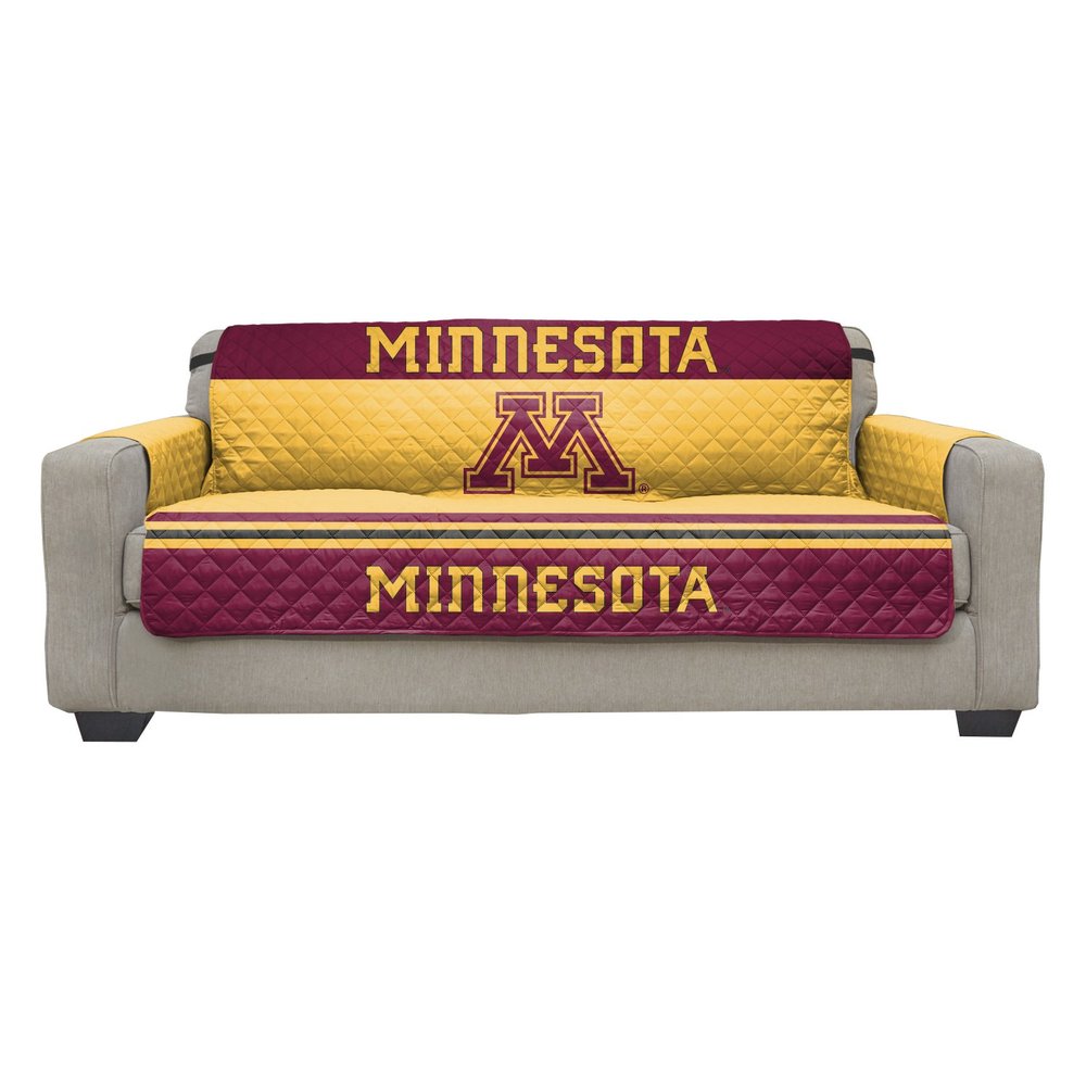 Pegasus Sports NCAA Microfiber Furniture Protector Cover with Elastic Straps, Sofa, Minnesota Golden Gophers