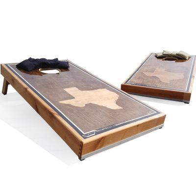 Triple Crown Tailgate Texas Cornhole Boards Waterproof Espresso Stained (Espresso Stain)