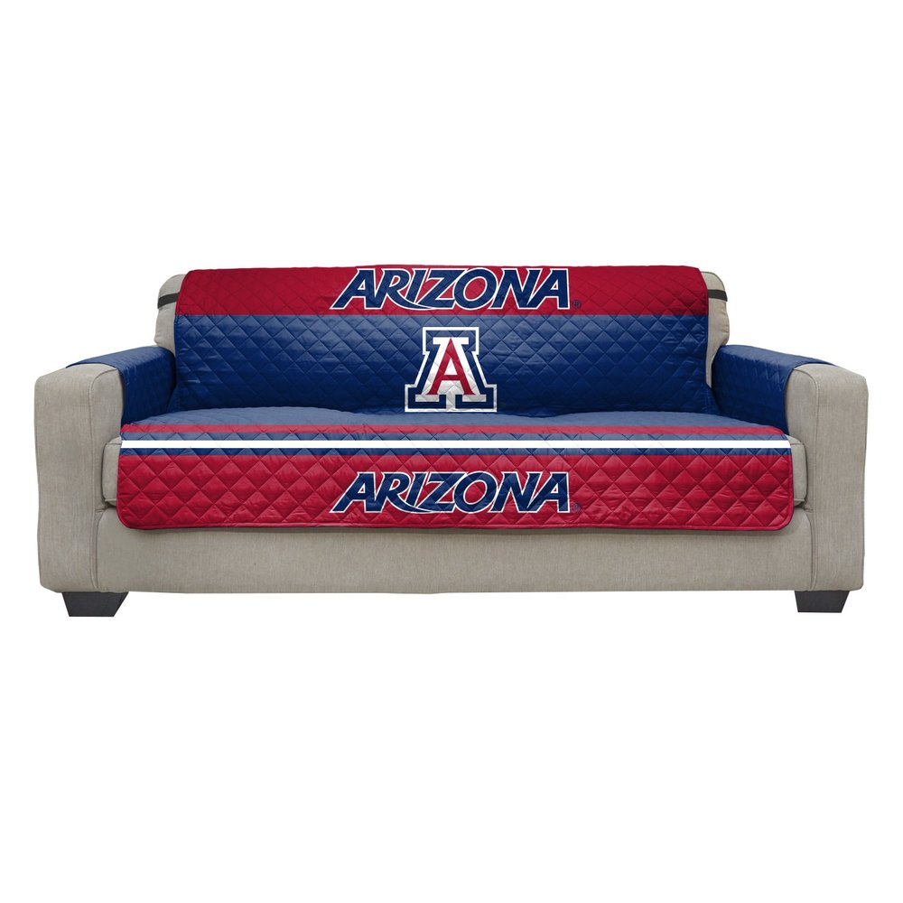 Pegasus Sports NCAA Microfiber Furniture Protector Cover with Elastic Straps, Sofa, Arizona Wildcats