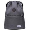 KAUKKO Drawstring Sports Backpack Gym Yoga Bag Shoulder Rucksack for Men and Women GREY 29.44L view 1