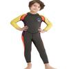 Kids Long Sleeve Swimsuit Thermal Warm Full Suit UPF 50+ Wetsuit Diving Swmming Suit Swimwear Grey XL view 2