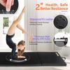 Matladin 8' Folding Gymnastics Gym Exercise Aerobics Mat, 8ft x 2ft x 2in PU Leather Tumbling Mats for Stretching Yoga Cheerleading Martial Arts (Black) view 2