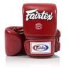 Fairtex TGO3 Muay Thai Boxing Gloves for Men, Women, Kids | Special Open Thumb Design | MMA Gloves| Premium Quality, Light Weight & Shock Absorbent Boxing Gloves (Red/XLarge) view 1