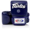 Fairtex TGO3 Muay Thai Boxing Gloves for Men, Women, Kids | Special Open Thumb Design | MMA Gloves| Premium Quality, Light Weight & Shock Absorbent Boxing Gloves (Blue/XLarge) view 1