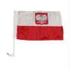 11x15 Poland Eagle Polska Premium Car Window Vehicle 11"x15" Flag clip PREMIUM Vivid Color and UV Fade BEST Garden Outdor Resistant Canvas Header and polyester material FLAG view 1