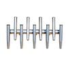 Dolphin Rocket Launcher Rod Holder for Boat T Tops, Holds 9 Fishing Poles, Rods Up to 1.7 inch Diameter, CNC Machined 6061 Anodized Aluminum, Fits Fishing Boat Towers with Round Tubing view 1