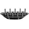 Dolphin Rocket Launcher Rod Holder for Boat T Tops, Holds 9 Fishing Poles, Rods Up to 1.7 inch Diameter, CNC Machined 6061 Anodized Aluminum, Fits Fishing Boat Towers with Round Tubing view 3