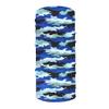Disc Store Performance Dry Fit Facemask, Multifunctional Neck Gaiter Mask, Scarf, and Bandana - Protects Against the Sun, Wind and Outdoor Elements - Lightweight Microfiber Fabric - Blue Camo view 1