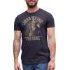 2Bhip John Wayne Icon Actor American The Duke Legend Western Adult T-Shirt - 3XL, Navy Heather