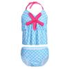 YiZYiF Kids Girls Tankini Bikini 2 Pieces Swimwear Swimming Bathing Suit (5-6, Mermaid Light Blue) view 1