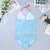 YiZYiF Kids Girls Tankini Bikini 2 Pieces Swimwear Swimming Bathing Suit (5-6, Mermaid Light Blue) view 4