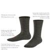 FALKE Unisex Kids Active Warm Hiking Socks, Merino Wool, Blue (Marine 6120), 7-9, 1 Pair view 4