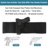 Accmor Belly Band Holster for Concealed Carry, Elastic Breathable Waistband Gun Holster for Women Men, Right and Left Hand Draw view 4