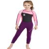 Akaeys Neoprene Swimsuit Girls Boys 2.5mm Thickness Premium Short or Long Back Zipper One Piece Thermal UV Protection Youth Swim Wetsuit view 1