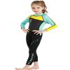Akaeys Neoprene Swimsuit Girls Boys 2.5mm Thickness Premium Short or Long Back Zipper One Piece Thermal UV Protection Youth Swim Wetsuit view 2
