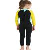 Akaeys Neoprene Swimsuit Girls Boys 2.5mm Thickness Premium Short or Long Back Zipper One Piece Thermal UV Protection Youth Swim Wetsuit view 3